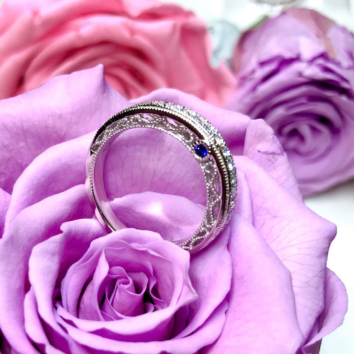 ヴィンテージ結婚指輪 - BV2 – Roselle Jewelry