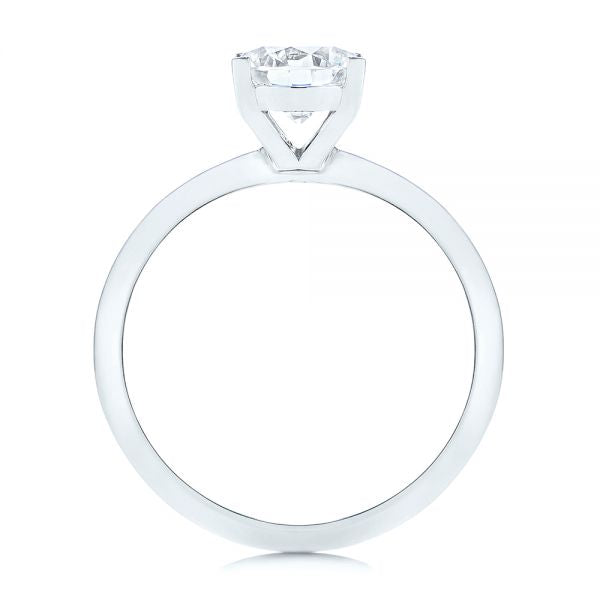 Four Prong Round Brilliant Engagement Ring [Setting Only] - EC024 - Roselle Jewelry