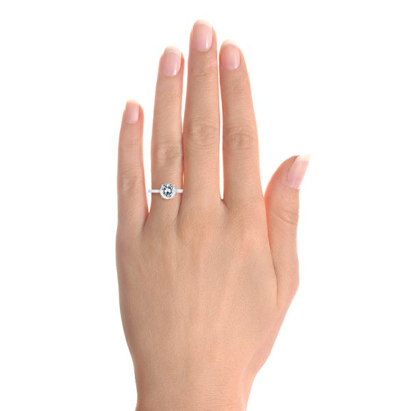 Solitaire Diamond Engagement Ring [Setting Only] - EC035 - Roselle Jewelry