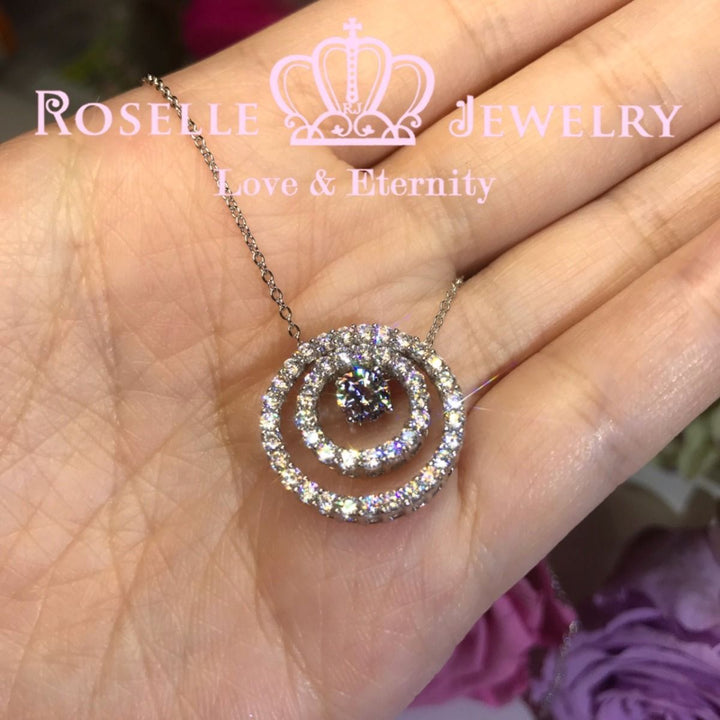 Halo Detachable Pendant - CR1 - Roselle Jewelry